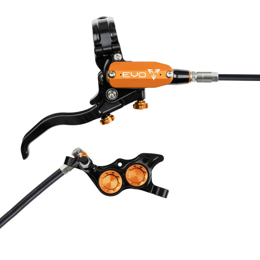 HOPE TECH 4 EVO TR4 bakbroms Svart/Orange