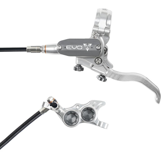 HOPE TECH 4 EVO TR4 Silver/Smoke främre broms