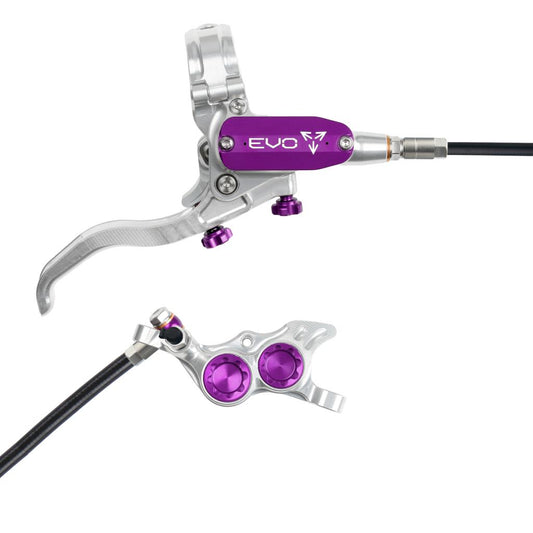 HOPE TECH 4 EVO TR4 Bakbroms Silver/Violet