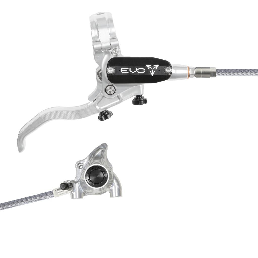 HOPE TECH 4 EVO X2 FM Aviation Bakbroms Silver/Svart