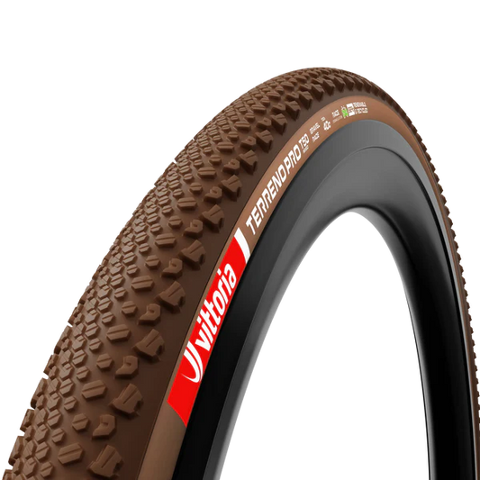 VITTORIA Terreno Pro T50 Mixed 700x35c Gravel Race Natural Tubeless Ready Soft Beige Q2 2025 däck