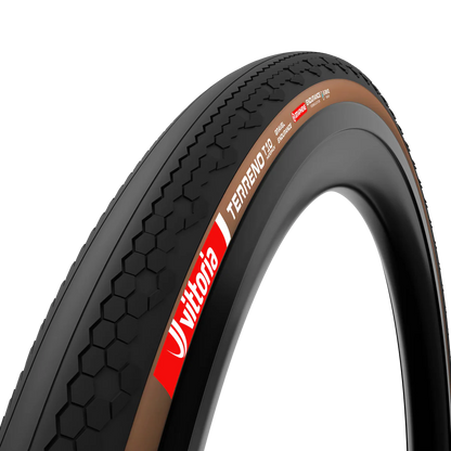 Pneu VITTORIA TERRENO T10 HARDPACK Gravel Endurance 700c Tubeless Ready Souple Marron