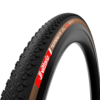 Pneu VITTORIA TERRENO T30 FINE LOOSE Gravel Endurance 700c Tubeless Ready Souple Marron