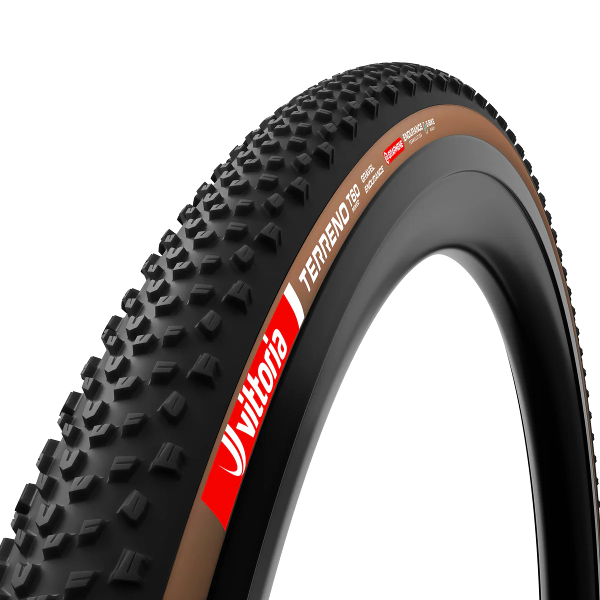 Pneu VITTORIA TERRENO T60 MIXED 700x40c Gravel Endurance Tubeless Ready Souple Marron