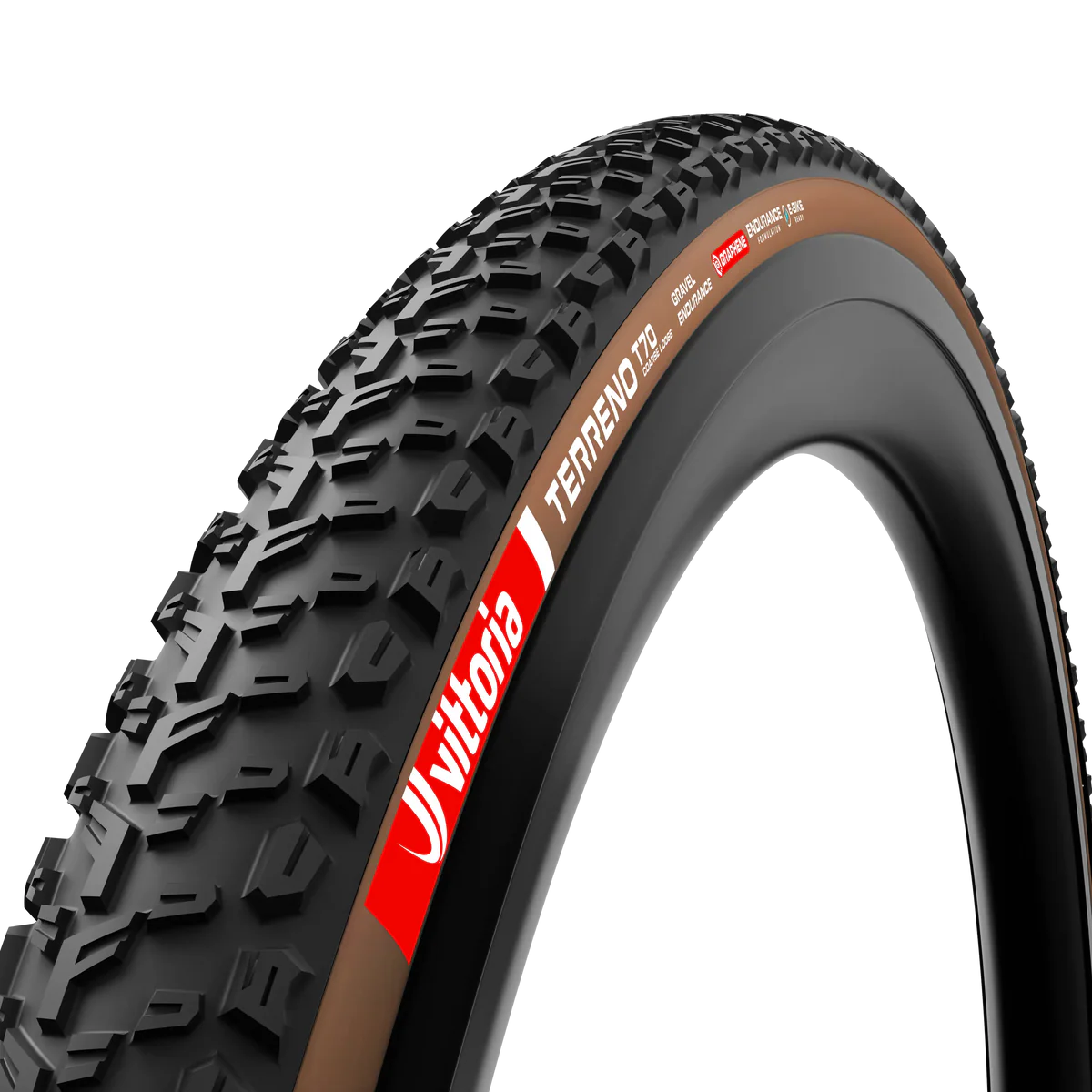 Pneumatika VITTORIA TERRENO T70 COARSE LOOSE 700x40c Gravel Endurance Tubeless Ready Soft Brown