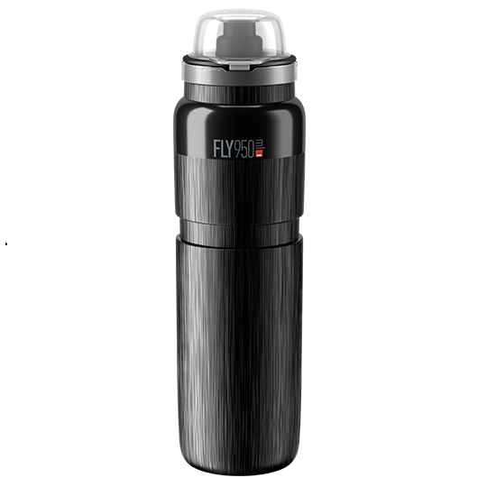 Butelka na wodę ELITE FLY MTB TEX czarny/szary