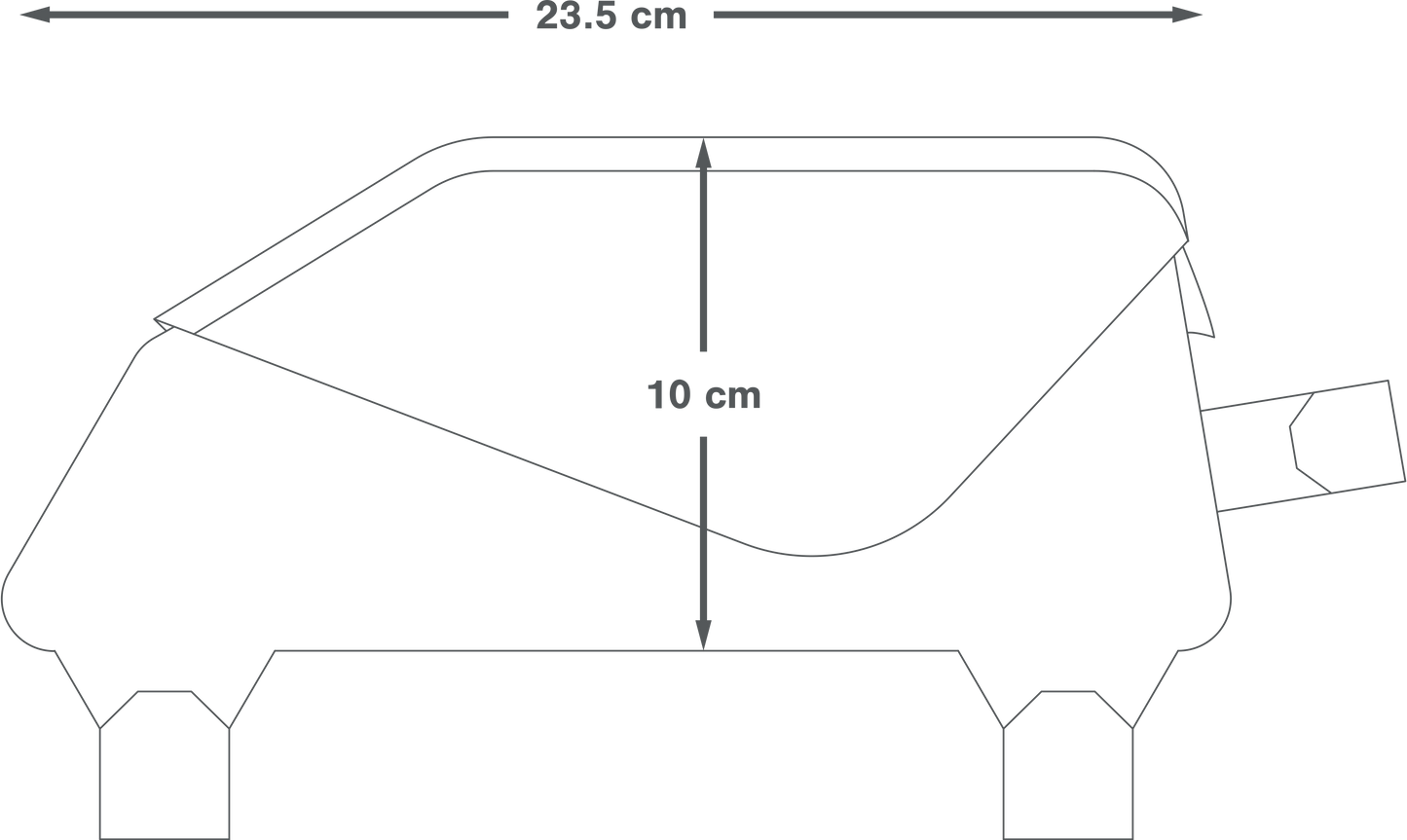 APIDURA RACING TOP TUBE PACK 1 L Torba na ramę czarna