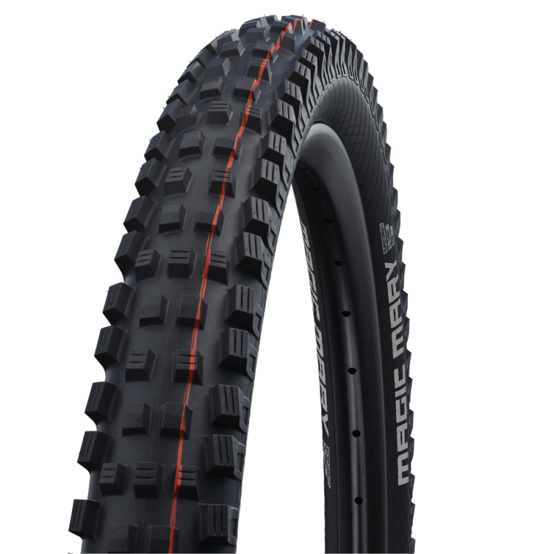 SCHWALBE MAGIC MARY 29x2.40 ADDIX SOFT SUPERGRAVITY Tubeless Ready Soft Black-dæk