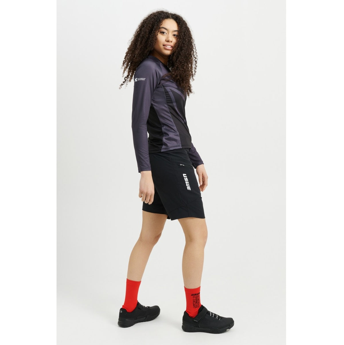 USWE SKRUBB Shorts til kvinder Sort