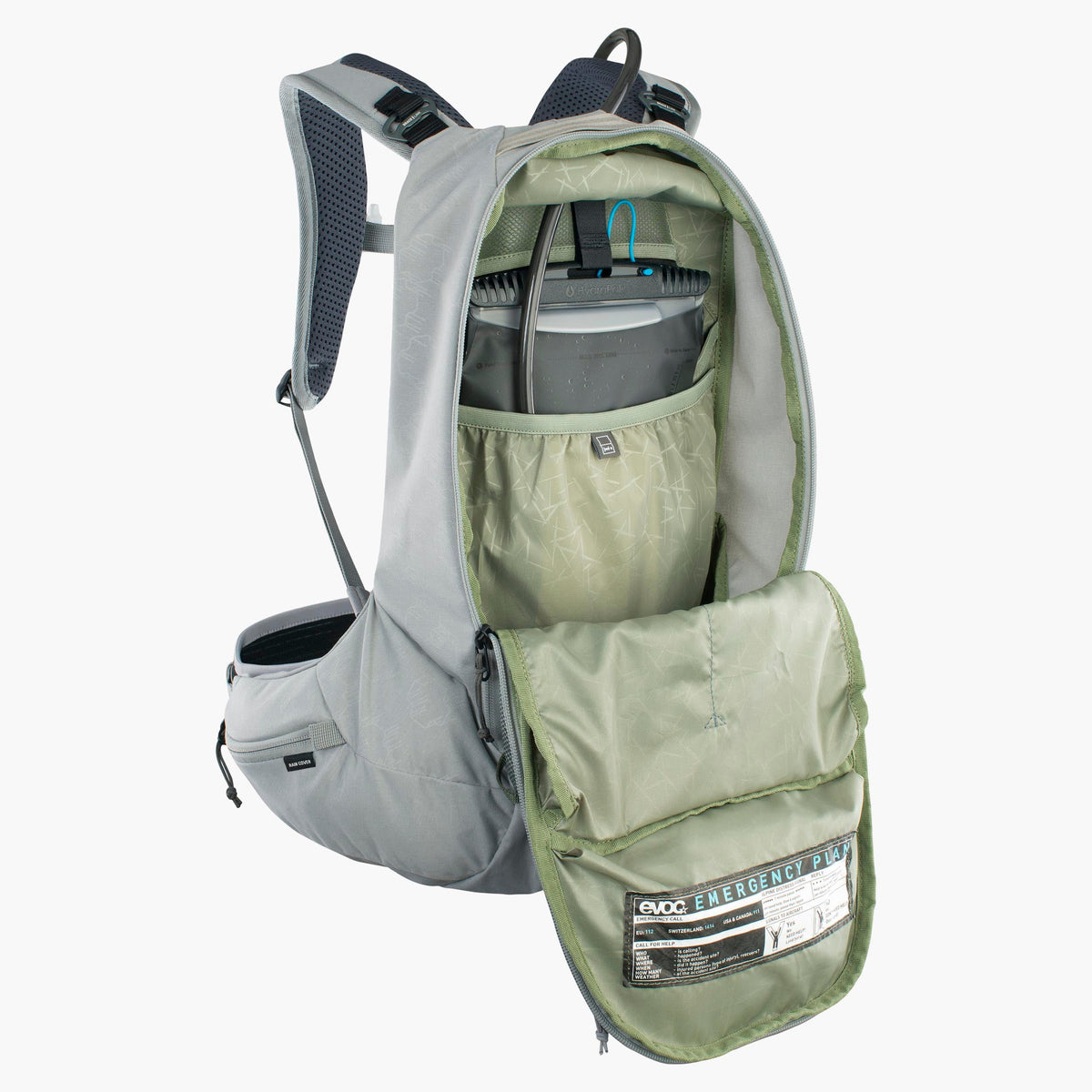 Sac à Dos avec Dorsale EVOC TRAIL PRO SF 12L Gris - vue 7
